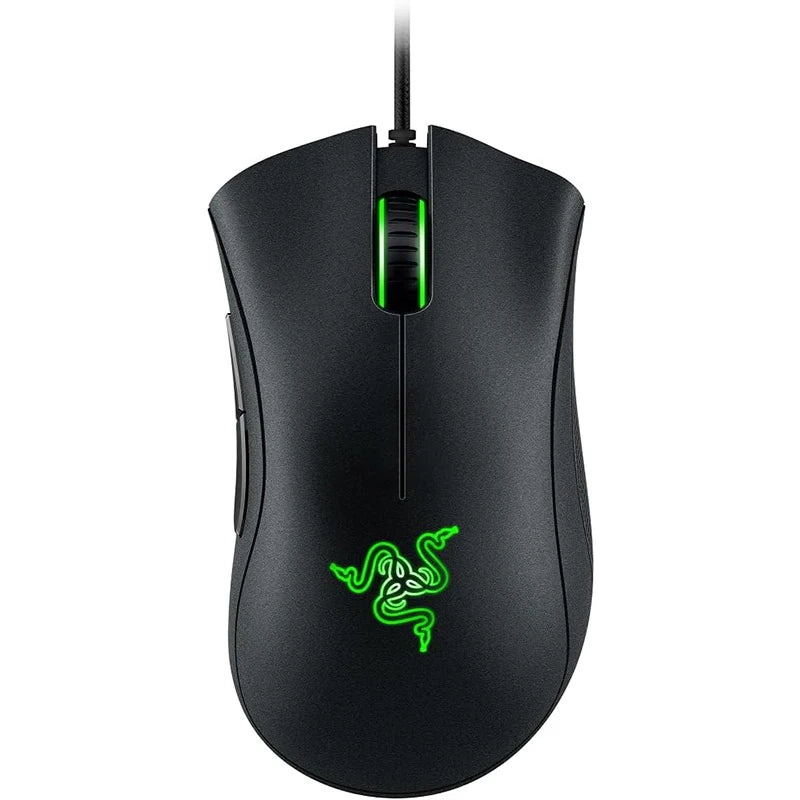 Tetikus Permainan Berwayar Razer Asli Tetikus Permainan 6400 DPI Untuk Komputer Riba Tetikus Optik Tetikus Kelajuan Cahaya