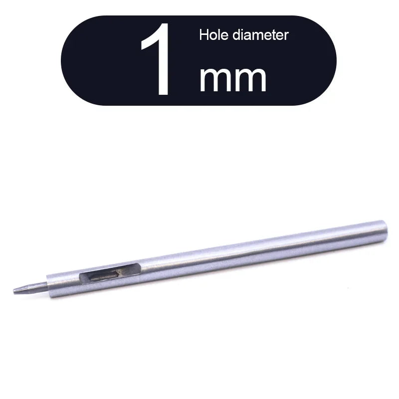 0.5-20mm High Quality Leather Craft Hole Punching Tool Round Steel Knife Cut for Belts Paper Bag Metal Gaskets Plastic Puncher