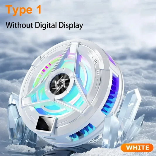 New SL17 Magnetic Display Phones Cooler Back-Clip 2 in 1 Game Cooler Semiconductor Fast Phone Cooling Fan for IOS Android Phone