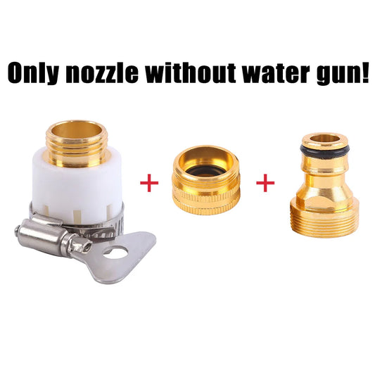 Pistol Air Sembur Tekanan Tinggi Mencuci Taman Hos Penyiraman Nozel Pemercik Kit Alat Basuh Pembersihan Kereta Senjata Pencuci Auto