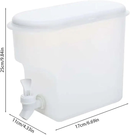 Faucet Drink Dispenser, Refrigerator Drink Dispenser, Large Capacity Kettle with Faucet and Lid, Cold Kettle Milk Lemonade Dispe