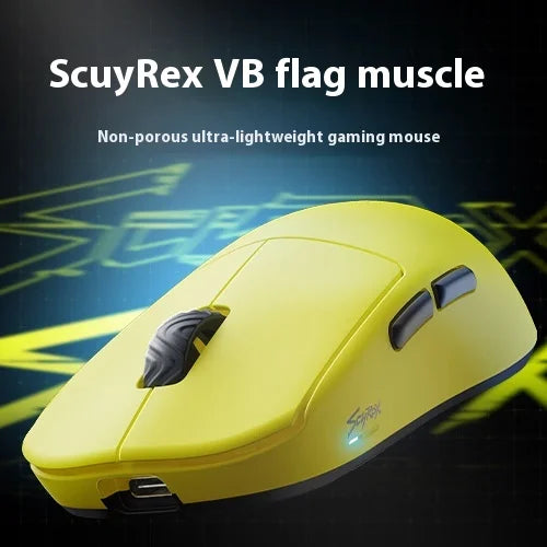 Tetikus Wayarles Scyrox V8 PAW3950 Nordic52840 8K FPS Tetikus Permainan Tetikus Pemain Ringan Hadiah Aksesori Permainan Tersuai