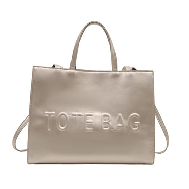 Beg Bahu Beg Kerja Kasual PU Kulit Beg Tangan Pejabat Perniagaan Besar Pemegang Atas Beg Beg Tangan untuk Wanita Kerja Membeli-belah Perjalanan