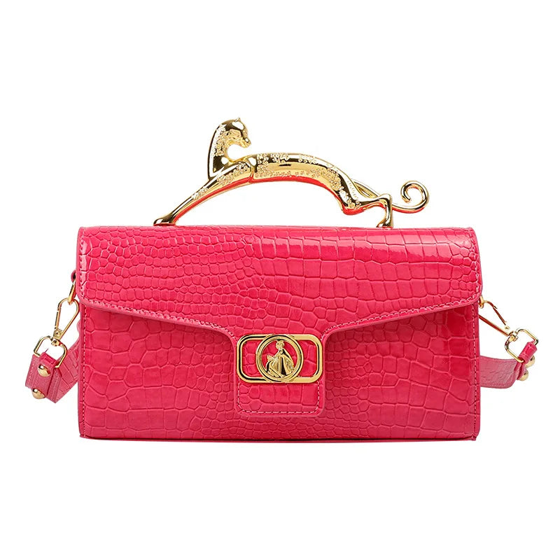 Beg Tangan Wanita Beg Baharu untuk Wanita Pemegang Logam Kulit Pereka Jenama Terkenal Beg Bahu Trend Fesyen Crossbody
