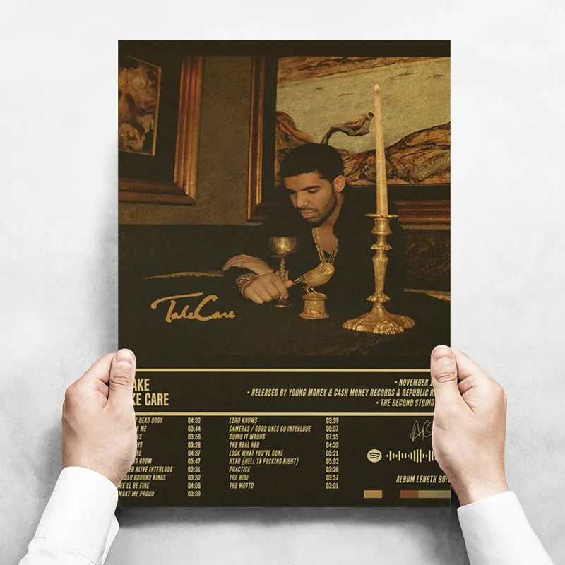 Mitski Drake Deftones Band Girl Lovers Poster Album Muzik EstetikRapper Kanvas Lukisan Poster Hiasan Dinding Bilik untuk Dinding