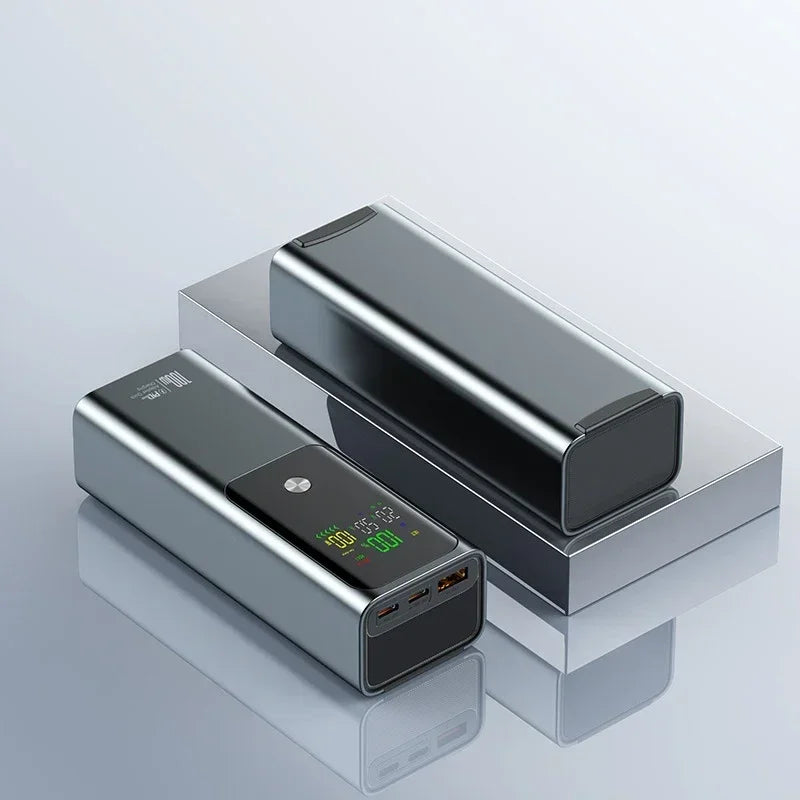 Bank kuasa pengecasan pantas DIY PD100W 20000mAh kapasiti bateri luaran bank kuasa mudah alih untuk komputer riba iPhone Samsung Xiaomi