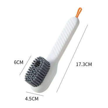 New 2/1PC Cleaning Brush Soft Bristled Liquid Shoe Brush Long Handle Brush Clothes Brush Shoe Clothing Board Brush Cleaning Tool