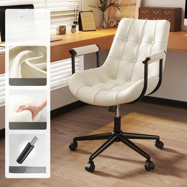 Kerusi Pejabat Berbaring Mesyuarat Sandaran Ergonomik Kerusi Pejabat Permainan Moden Perabot Pejabat Chaise De Bureau Kulit Mewah