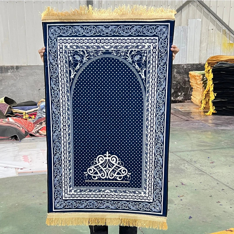 Sejadah Baldu Ibadah Lutut Permaidani Muslim Saiz Besar Sejadah Islam Perjalanan Boleh Dilipat