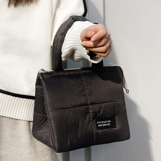 Beg Kotak Makan Tengahari Penebat Beg Bento Berkapasiti Besar Beg Kecil Pekerja Pejabat, Beg Mudah Alih Beg Kotak Makan Tengahari Beg Mudah Alih, Sarapan B