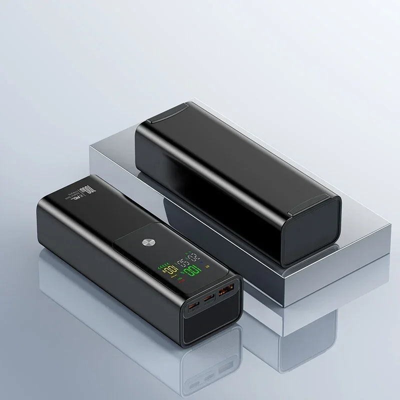 Bank kuasa pengecasan pantas DIY PD100W 20000mAh kapasiti bateri luaran bank kuasa mudah alih untuk komputer riba iPhone Samsung Xiaomi