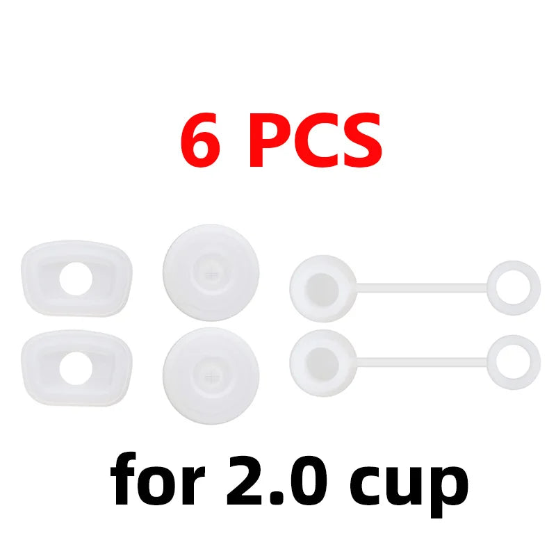Set Sumbat Kalis Tumpahan Silikon Untuk Piala Stanley 1.0 2.0 40oz/ 30oz Aksesori Tumbler Penutup Jerami Sumbat Tumpahan Sumbat Kebocoran