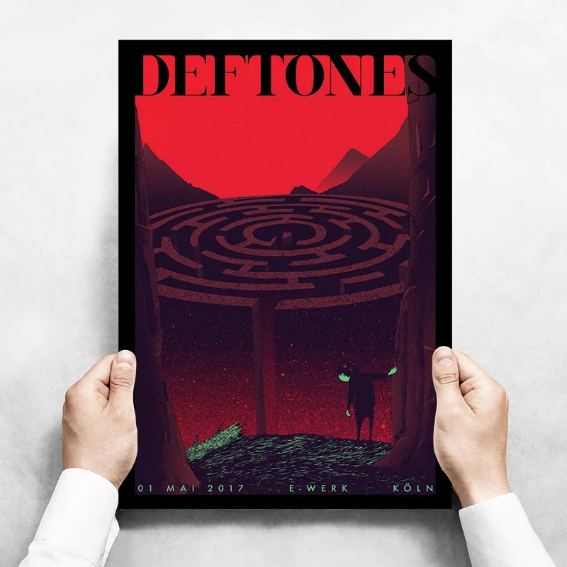 Mitski Drake Deftones Band Girl Lovers Poster Album Muzik EstetikRapper Kanvas Lukisan Poster Hiasan Dinding Bilik untuk Dinding