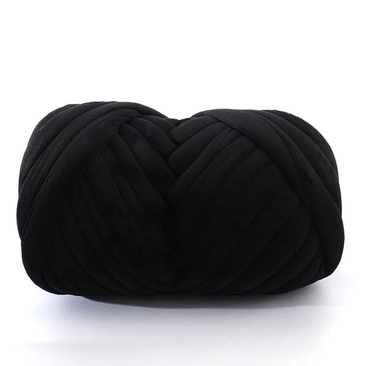 500g Super Velvet Chunky Yarn Thick Bulky Giant Thread White Bag for Hand Knitting DIY Arm Soft Big Blanket Carpet