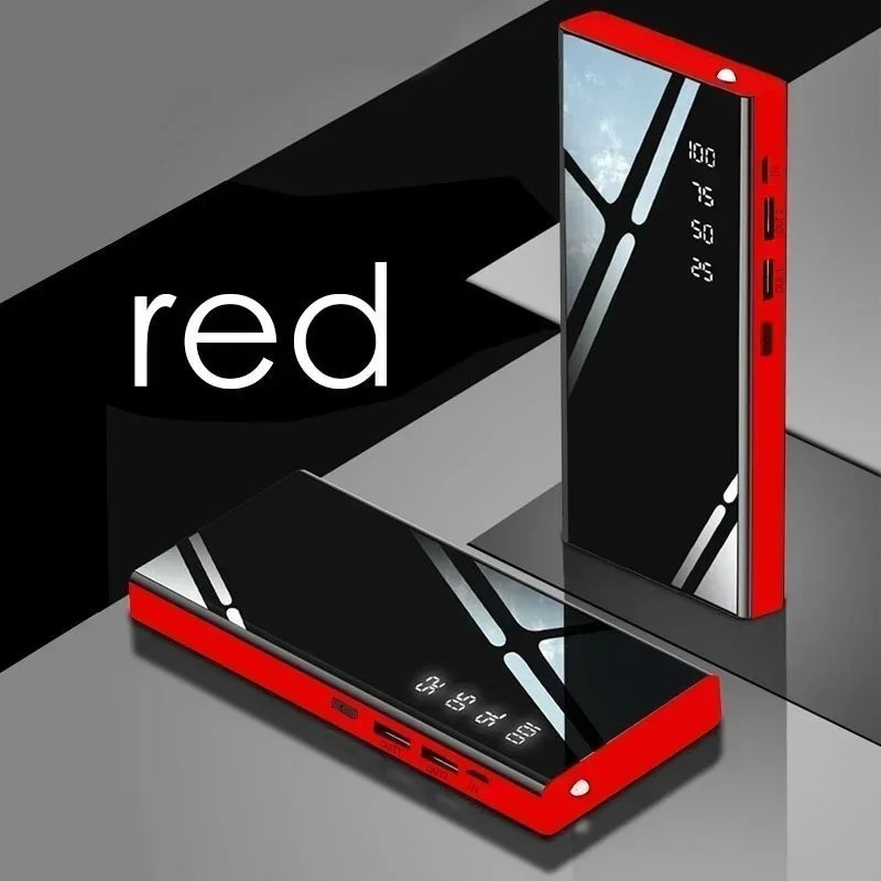 Bank kuasa Pengecasan Cepat PD dengan paparan digital LED 2.1A Pek Bateri Mudah Alih Luar untuk telefon pintar Bank Kuasa 30000mah
