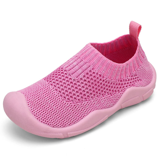 STQ Toddler Boys Girls Sneakers for Kids Lightweight Tennis Walking Sock Shoes