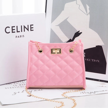 Women Tote Bags Handbag Chains Faux Leather Diamond Lattice Underarm Luxury Shoulder Bag Ladies Designer Bag
