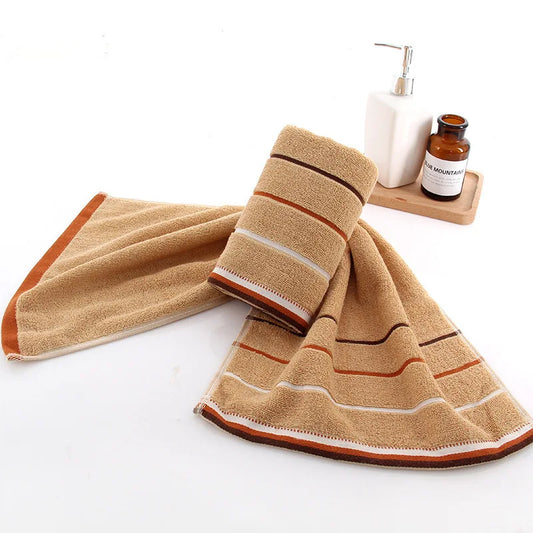 Tuala Mandi Penyerap Dewasa Tuala Mandi Warna Pejal Muka Lembut Tuala Pancuran Tangan untuk Kain Lap Bilik Mandi 35x75cm