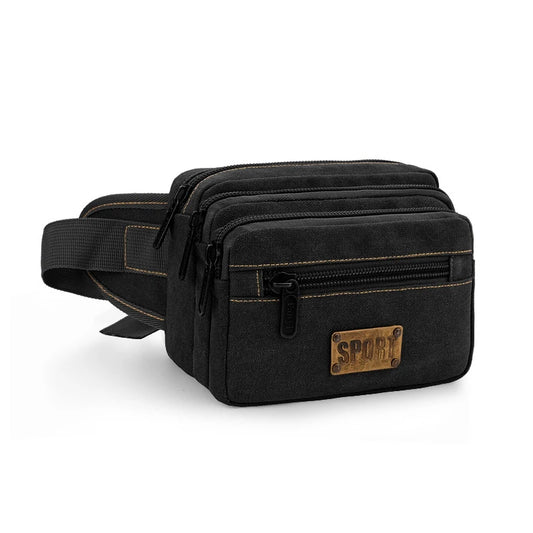 Beg Pinggang Berkapasiti Besar Poket Telefon Bimbit Beg Juruwang Beg Bahu Fesyen Beg Selempang Bernafas Beg Larian Luar