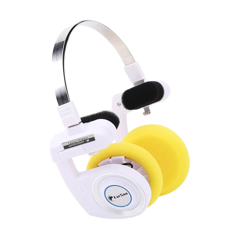 Farsoo fon kepala tanpa wayar PP baharu atas telinga muzik bluetooth alat dengar boleh lipat mudah alih 15 jam masa bermain untuk telefon