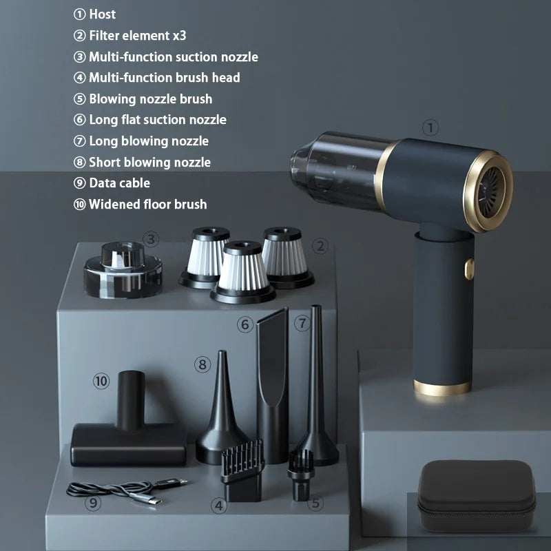 Pembersih Vakum Kereta Xiaomi Pembersih Vakum Kereta Hoover Pembersih Vakum Rumah Kuasa Tinggi Pembersih Vakum Kereta Berkuasa