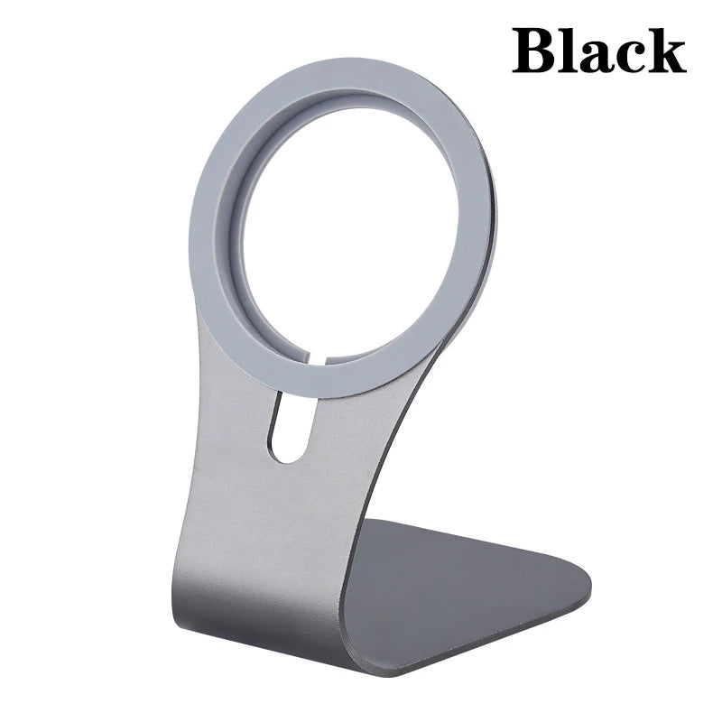 Pendirian Pengecas Telefon Bimbit Magsafe Pendirian Telefon Magnet Pendirian Aloi Aluminium Untuk Pendirian Pengecasan Wayarles Pantas Siri 12 IPhone