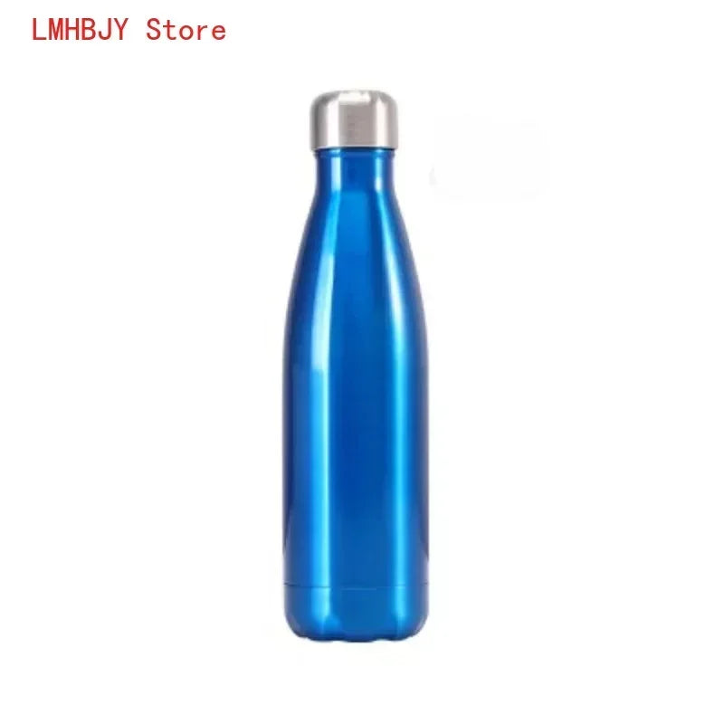 500ml Double-Wall Insulated Vacuum Flask Stainless Steel Thermos Cola Water Beer Outdoors Sport Water Bottle