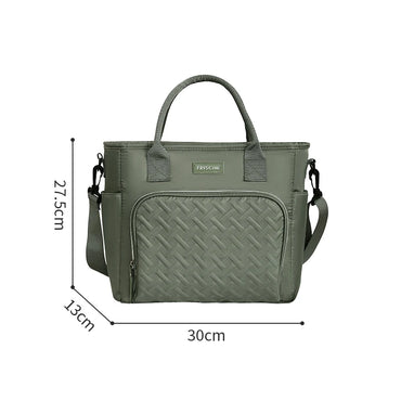 Portable Lunch Bag Food Cooler Bag Thermal Box Waterproof Office Cooler Lunchbox With Shoulder Strap Insulated Case