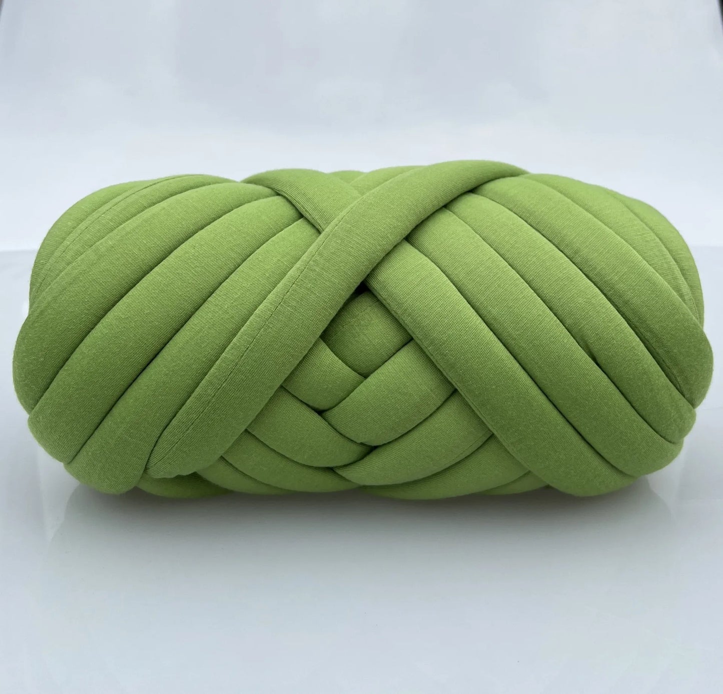Hand Knitting Spin Coarse Thread DIY Pet Nest Thick Chunky Yarn Cotton Wool Tube Crochet Yarn Soft Bulky Arm Roving Blanket