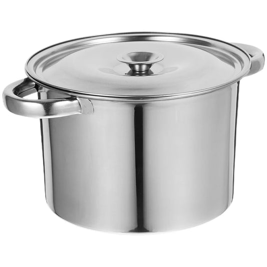 Stock Pot Stainless Steel Large Capacity Stockpot Large Capacity Stockpot Soup Bucket Sauce Pot Water Pitcher Steamer Cookware