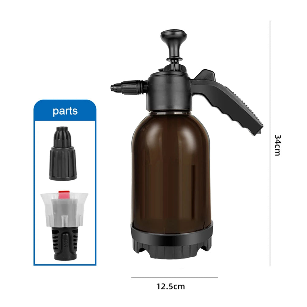 2/3L Pam Tangan Penyembur Air Periuk Sembur Tekanan Basuh Kereta Pam Udara Botol Semburan Tumbuhan Bertekanan Botol Penyiraman Alat Berkebun