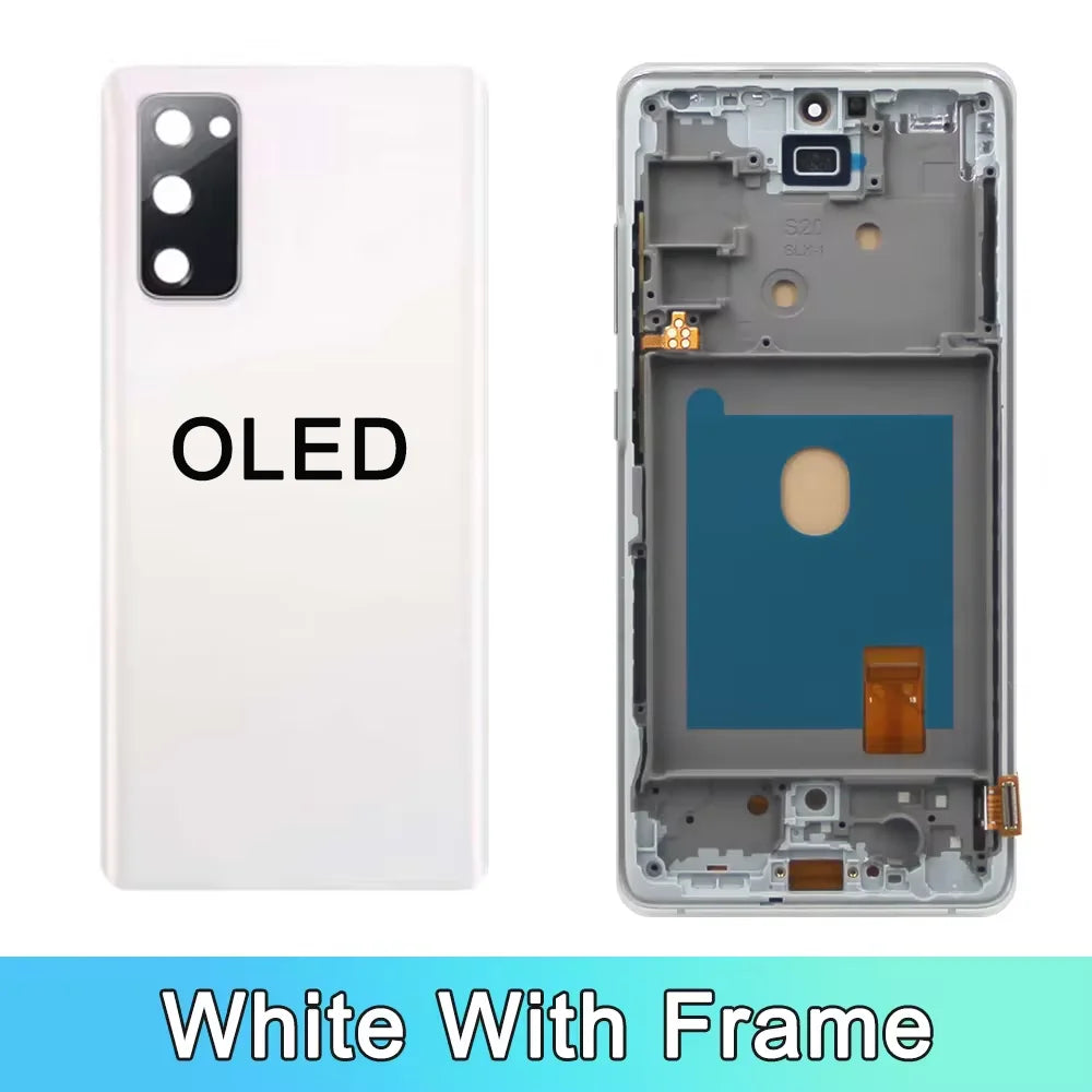 6.43" For OLED For Samsung S20 FE LCD SM-G780F, SM-G780F/DSM Display Screen Digitizer Assembly For Samsung S20 Lite G781B G780F