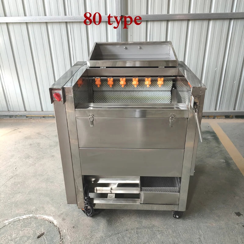Vegetable Cassava Potato Carrot Ginger Cleaning Washing Peeling Machine