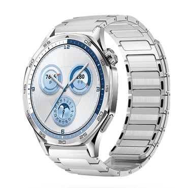 Tali Keluli Tahan Karat Magnetik untuk Jam Tangan Pintar Huawei Watch 4 Pro GT5 Pro 46mm Jalur 22mm untuk Oneplus 2R Amazfit Balance T-rex 3