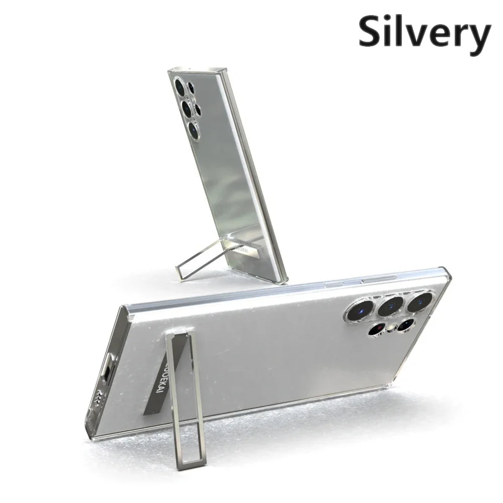 ZUOEKAI For Samsung Galaxy S24 S24 Plus S24 Ultra Bracket Case S24Plus S24Ultra S24+ support Cover stand Back Protective Housing