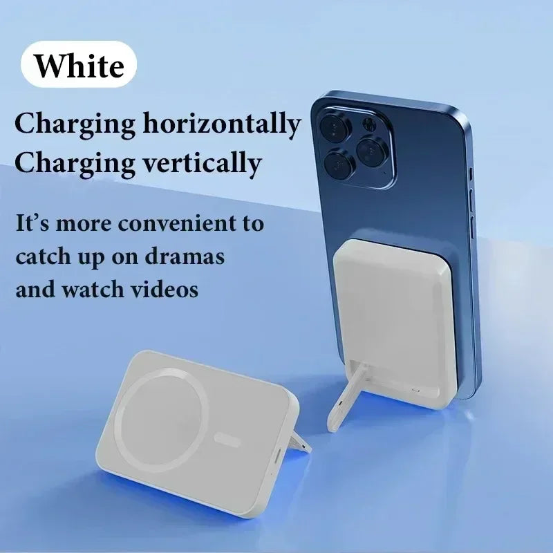 Power Bank untuk IPhone 12 13 14 15 Magnetik untuk Magsafe Power Bank Pengecas Wayarles Mudah Alih Bateri Sandaran Luaran Tambahan