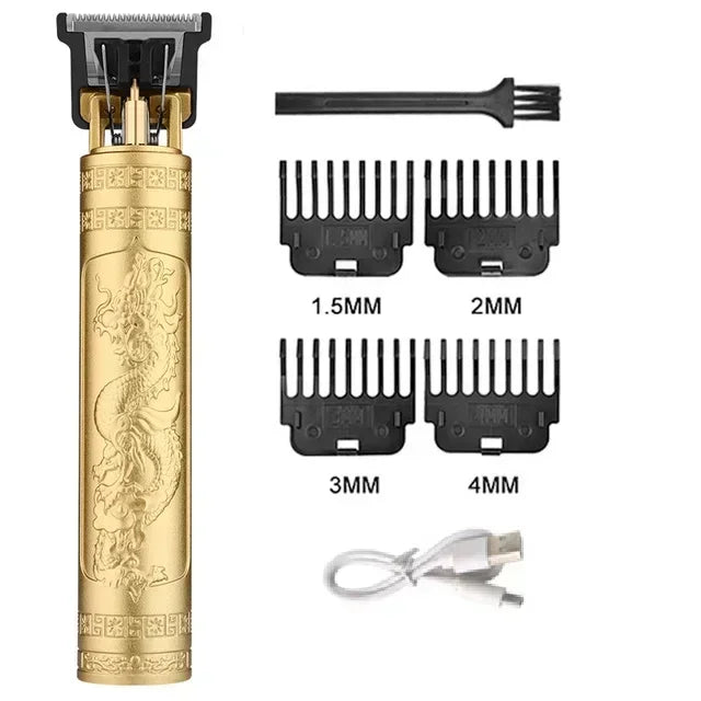Vintage T9 Hair Trimmer for men Professional Hair Cutting Machine Cordless Beard Trimmer for Home Travel Cordless Hair Clipper