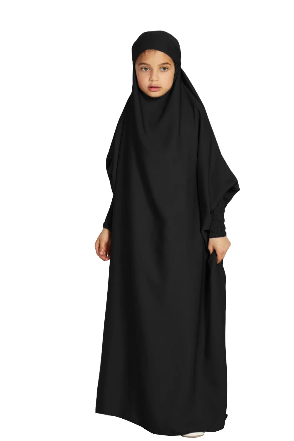 2024 Ramadan Eid Niqab Khimar Pakaian Solat Untuk Wanita Anak-anak Abaya Muslim Dubai Turki Islam Pakaian Kebaya Jubah Femme Musulmane