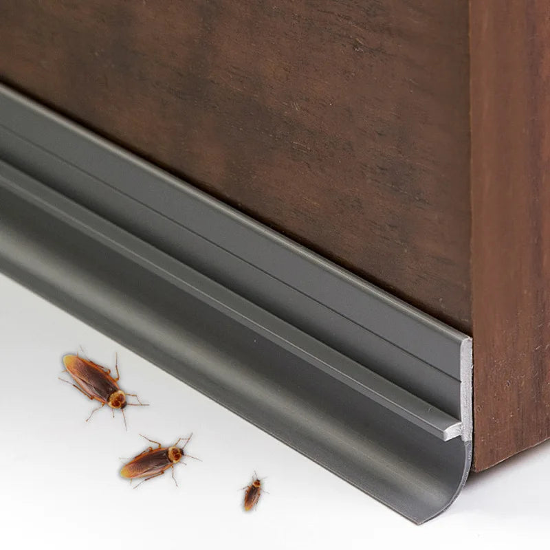 Door Draft Stopper Strip for Home Felt Bottom Guard for Door Dustproof Soundproof Weather Stripping Sealing Stripping