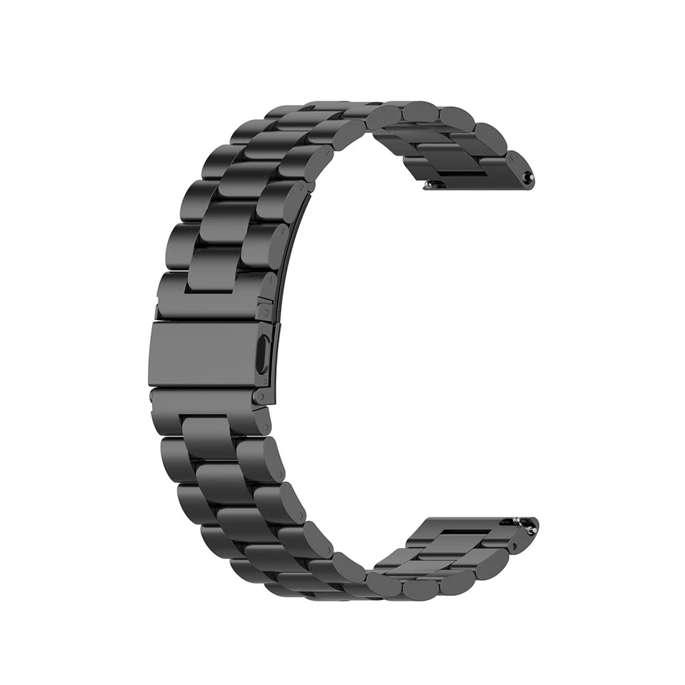 22mm Gelang Jam untuk Samsung Galaxy Watch 3 Tali Keluli Tahan Karat Tiga Manik untuk POLAR Grit X untuk Ticwatch PRO untuk Huawei GT 2e