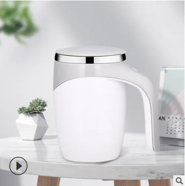 Cawan Kopi Kacau Elektrik Automatik,Mug Kopi Kacau Sendiri Dengan Jerami, Cawan Bancuhan Auto Susu Kopi, Mengecas, Mudah Alih