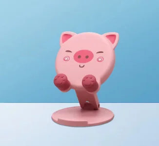 Mobile Phone Holder Tablets Desk Stand Cute Resin Animal For iPad Smartphone Cat Dog Ornament Home Tabletop Decor Statues