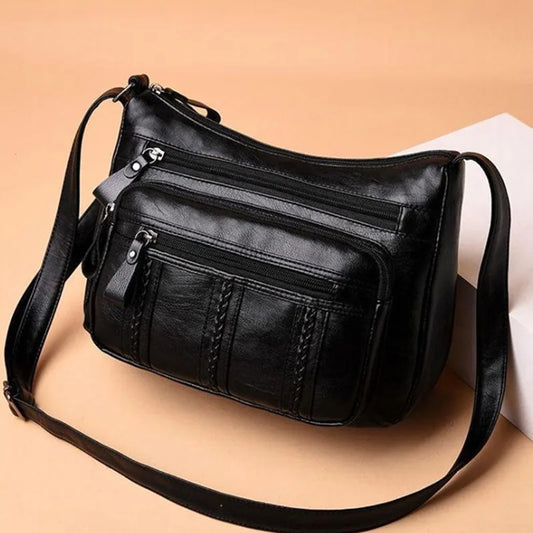 New Designer Women Crossbody Bag Soft Pu Leather Shoulder Bag Good Quality Messenger Bag Small Size Purse Ladies Handbags
