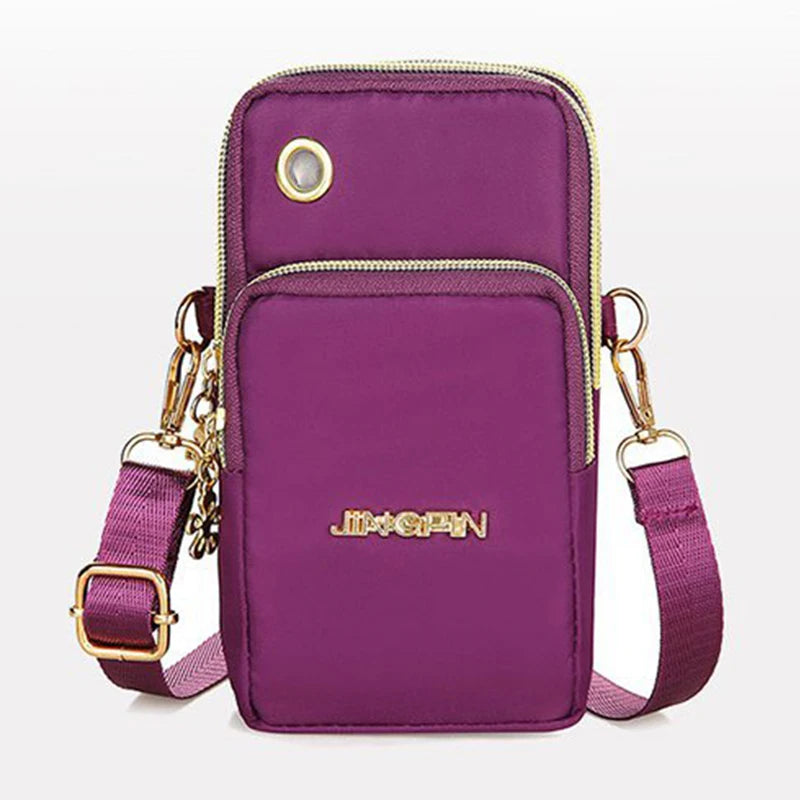 Geestock Handbags For Women Balloon Mobile Phone Crossbody Bags Women Shoulder Bag Pouch With Headphone Plug 3 Layer Wallet 2023