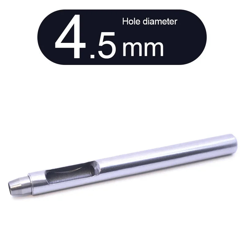 0.5-20mm High Quality Leather Craft Hole Punching Tool Round Steel Knife Cut for Belts Paper Bag Metal Gaskets Plastic Puncher