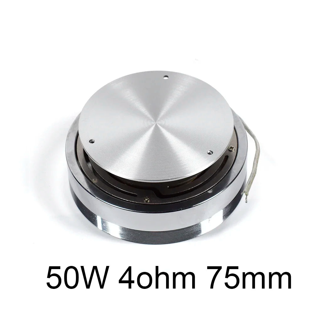 Pembesar Suara Getaran Resonans 80/50/40W Julat Penuh Pembesar Suara Audio Mudah Alih 100/75/65MM Pemacu Goncang Bass Woofer Anti-jiran