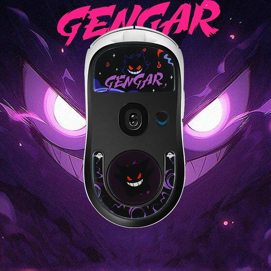 Tetikus Permainan Wayarles Sejuk Tepi Lengkung Bulat Pengganti Kaki Tetikus Kaca Untuk Logitech G Pro X Superlight 2 Tetikus Permainan