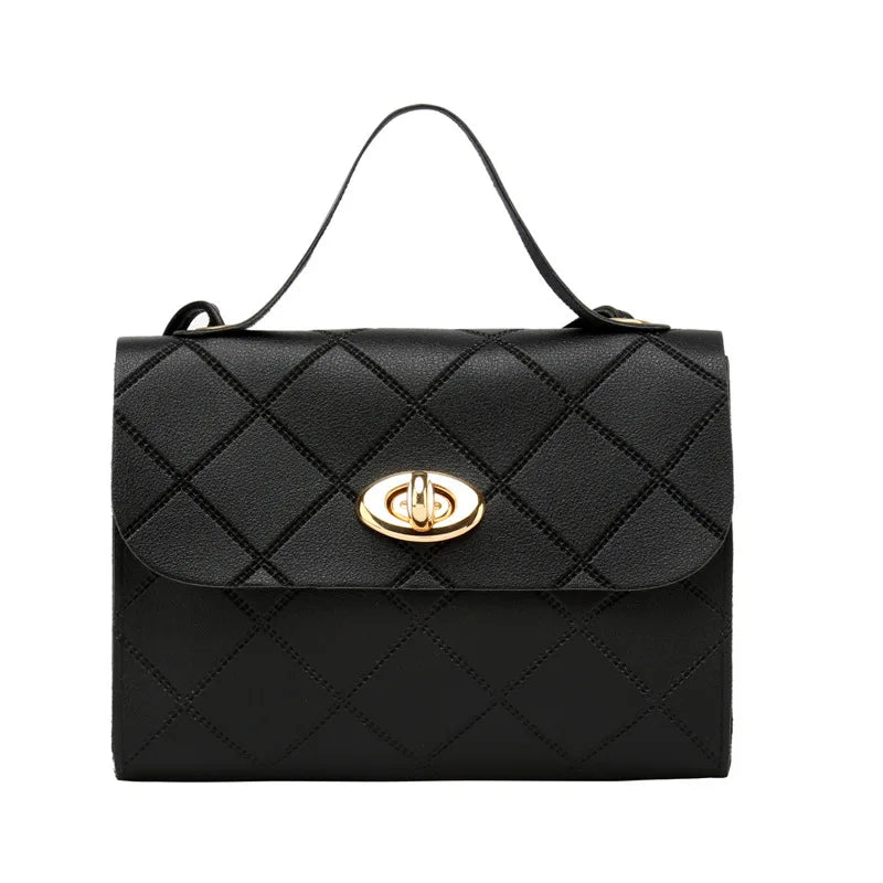Lingge stripesd small square bag women's handbags2021 k-style satchel small bag export wholesale fashion trendy bag