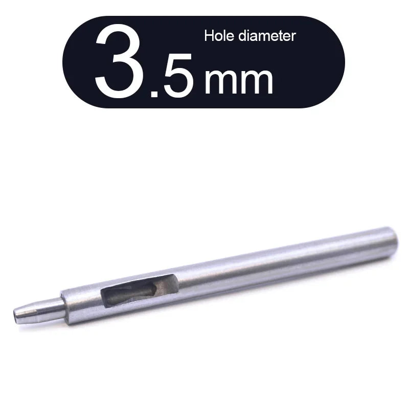0.5-20mm High Quality Leather Craft Hole Punching Tool Round Steel Knife Cut for Belts Paper Bag Metal Gaskets Plastic Puncher