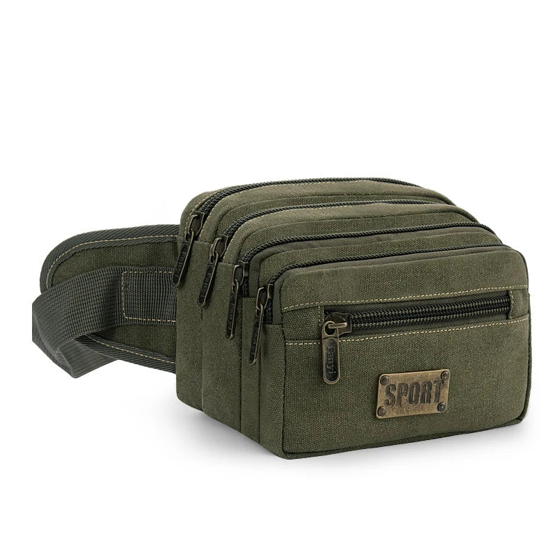Large Capacity Waist Bags Mobile Phone Pockets Cashier Bag Fashion Shoulder Bag Breathable Crossbody Bags Outdoor Running Bag